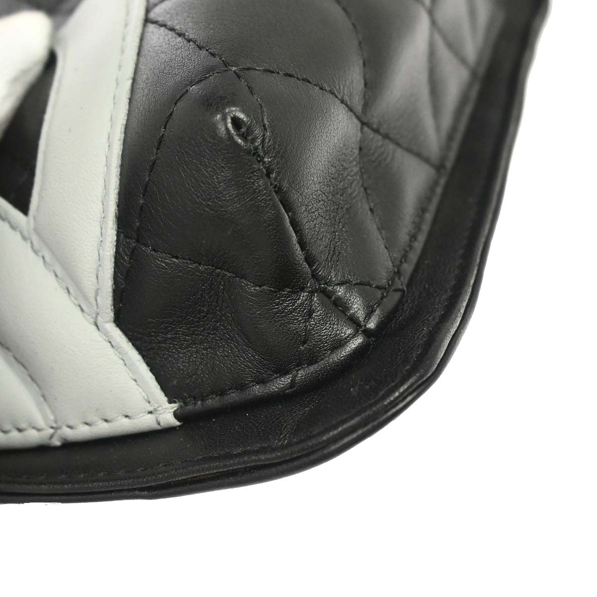 Chanel 2005-2006 Black Calfskin Cambon Shoulder Bag