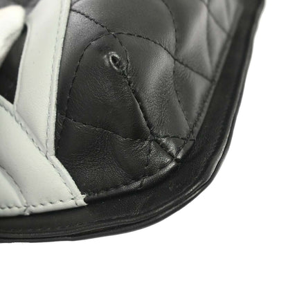 Chanel 2005-2006 Black Calfskin Cambon Shoulder Bag