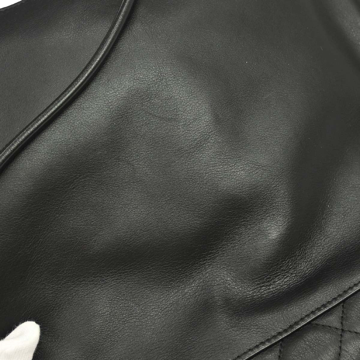 Chanel 2005-2006 Black Calfskin Cambon Shoulder Bag