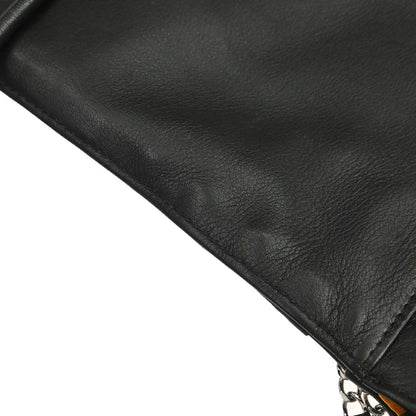Chanel 2005-2006 Black Calfskin Cambon Shoulder Bag