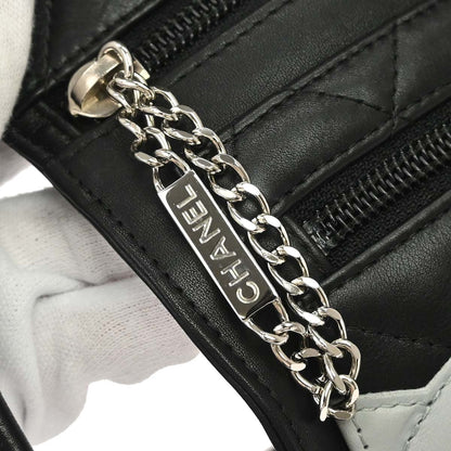 Chanel 2005-2006 Black Calfskin Cambon Shoulder Bag