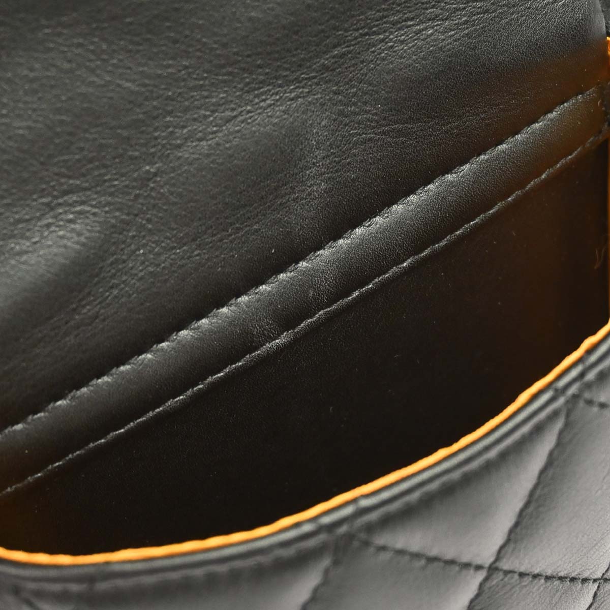 Chanel 2005-2006 Black Calfskin Cambon Shoulder Bag