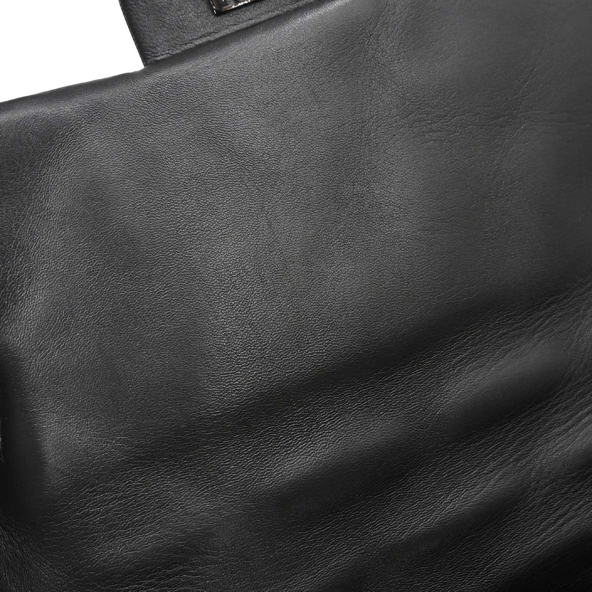 Chanel Black Lambskin 3 Accordion Flap Shoulder Bag