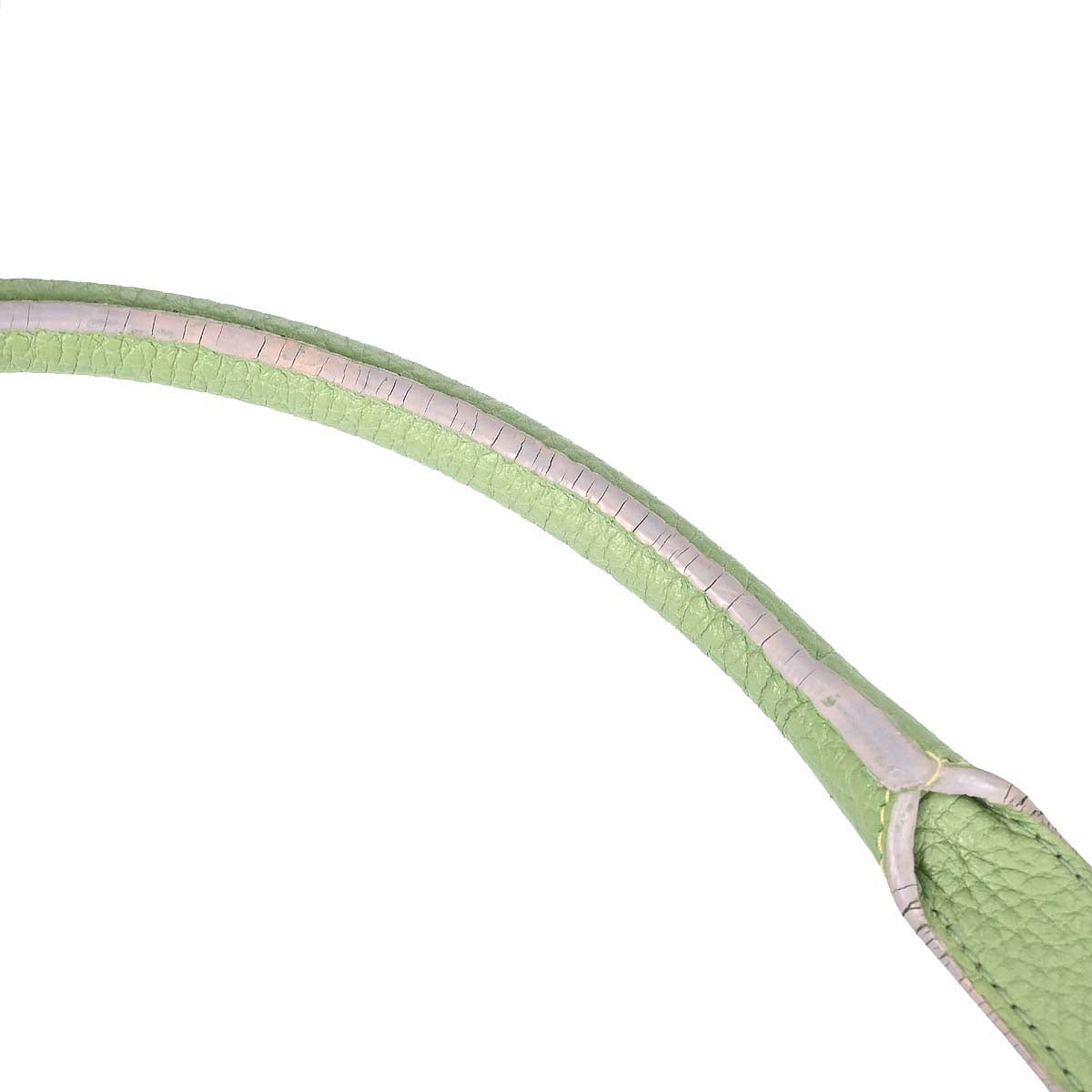Loewe Green Leather Senda Handbag