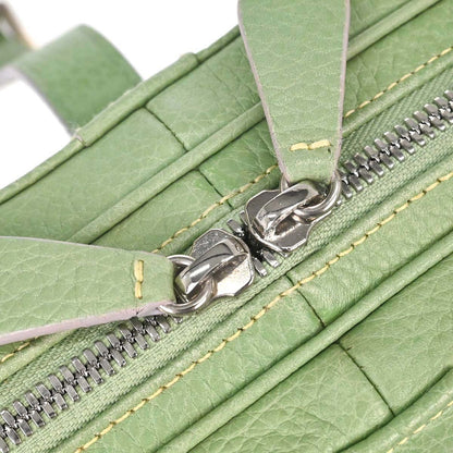 Loewe Green Leather Senda Handbag