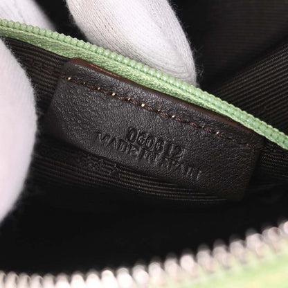 Loewe Green Leather Senda Handbag