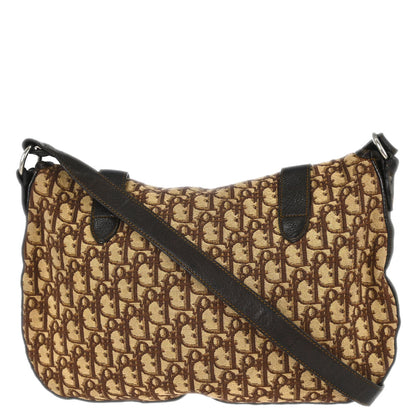 Christian Dior Beige Brown Vintage Traveller Shoulder Bag
