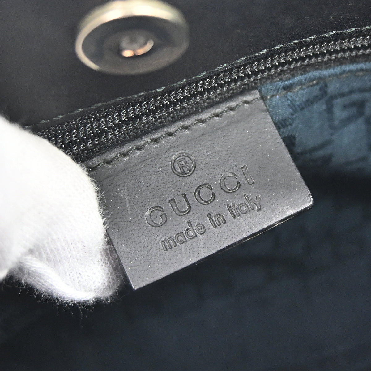 Gucci Black Leather Handbag