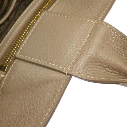 Prada Beige Calfskin Canapa Tote Handbag