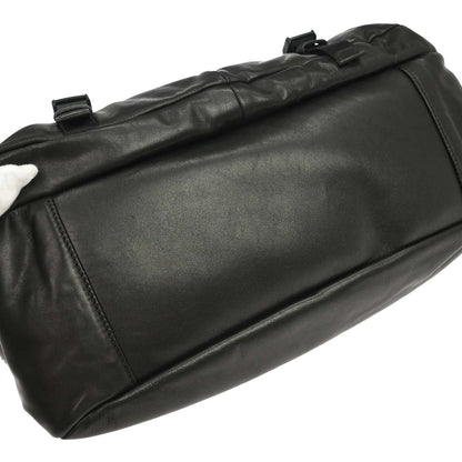 Prada Black Calfskin Messenger Shoulder Bag
