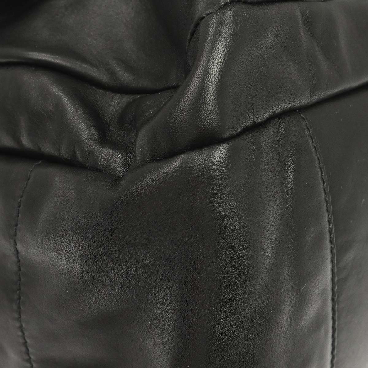 Prada Black Calfskin Messenger Shoulder Bag