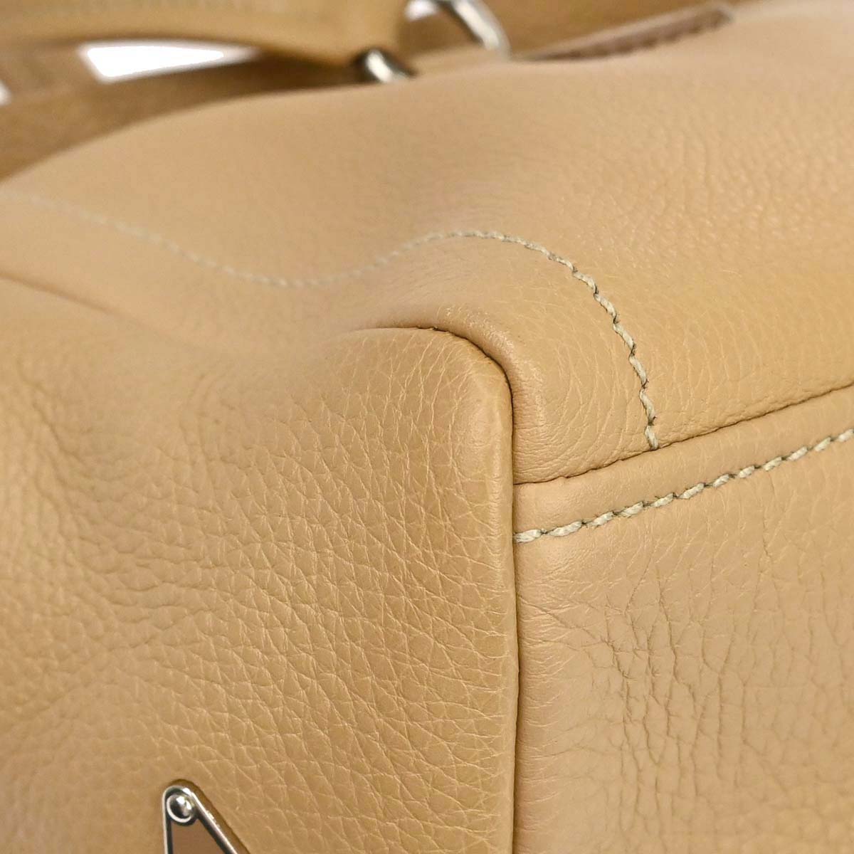 Prada Beige Leather Easy Bag Handbag