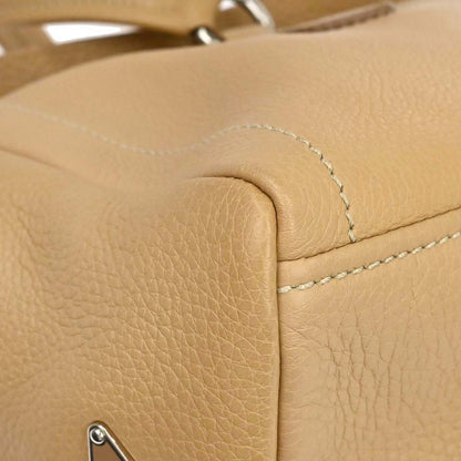Prada Beige Leather Easy Bag Handbag