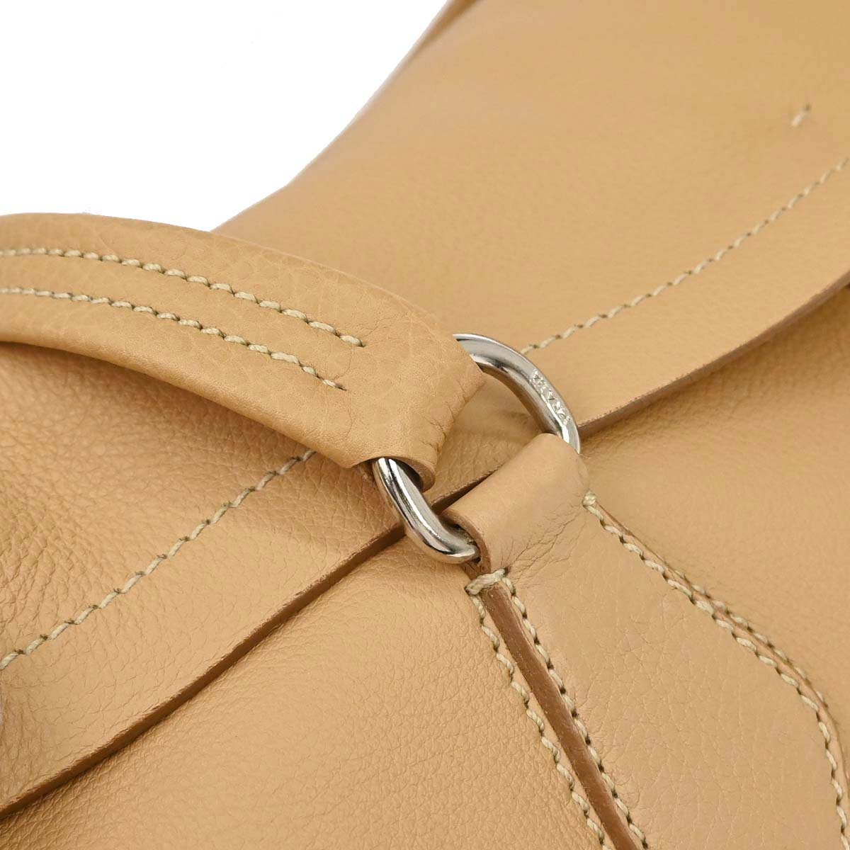 Prada Beige Leather Easy Bag Handbag