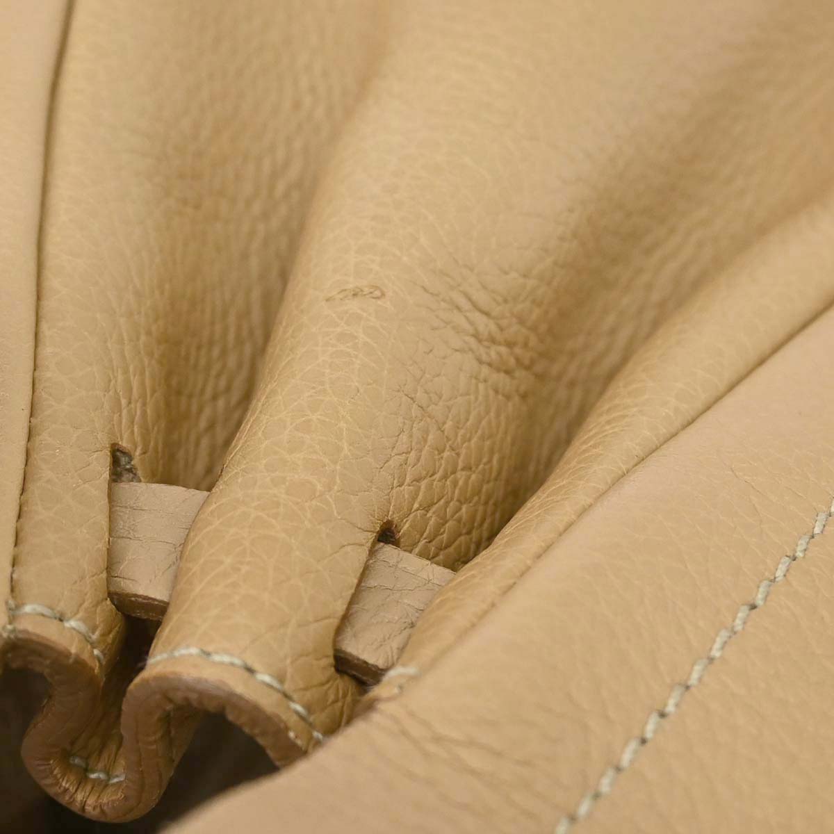 Prada Beige Leather Easy Bag Handbag