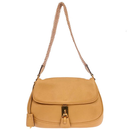 Prada Beige Calfskin Shoulder Bag