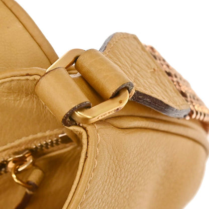 Prada Beige Calfskin Shoulder Bag