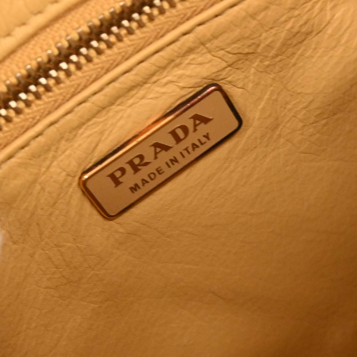 Prada Beige Calfskin Shoulder Bag