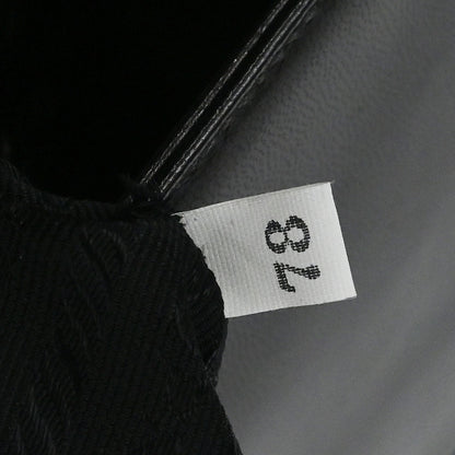 Prada Black Leather Acrylic Shoulder Bag