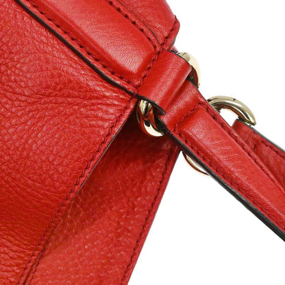Gucci Red Calfskin Soho Handbag