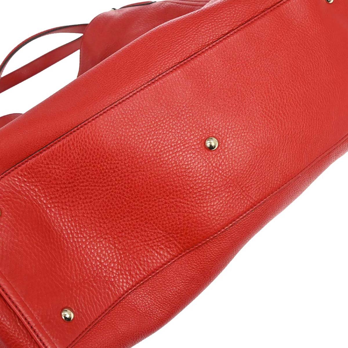 Gucci Red Calfskin Soho Handbag