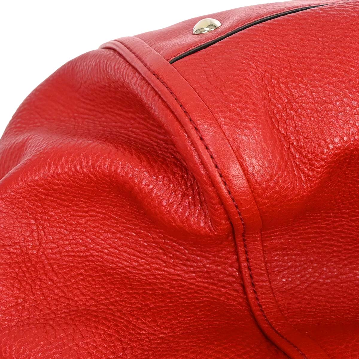 Gucci Red Calfskin Soho Handbag