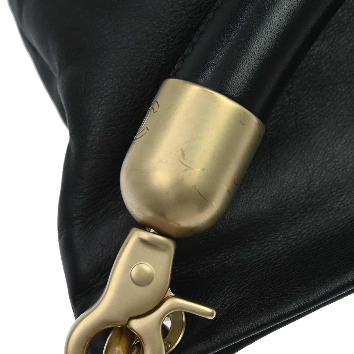 Chanel 2003-2004 Black Lambskin Tote Handbag