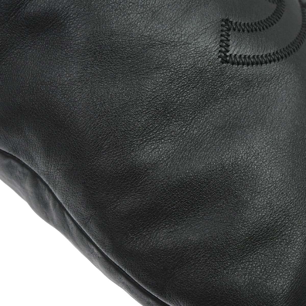 Chanel 2003-2004 Black Lambskin Tote Handbag