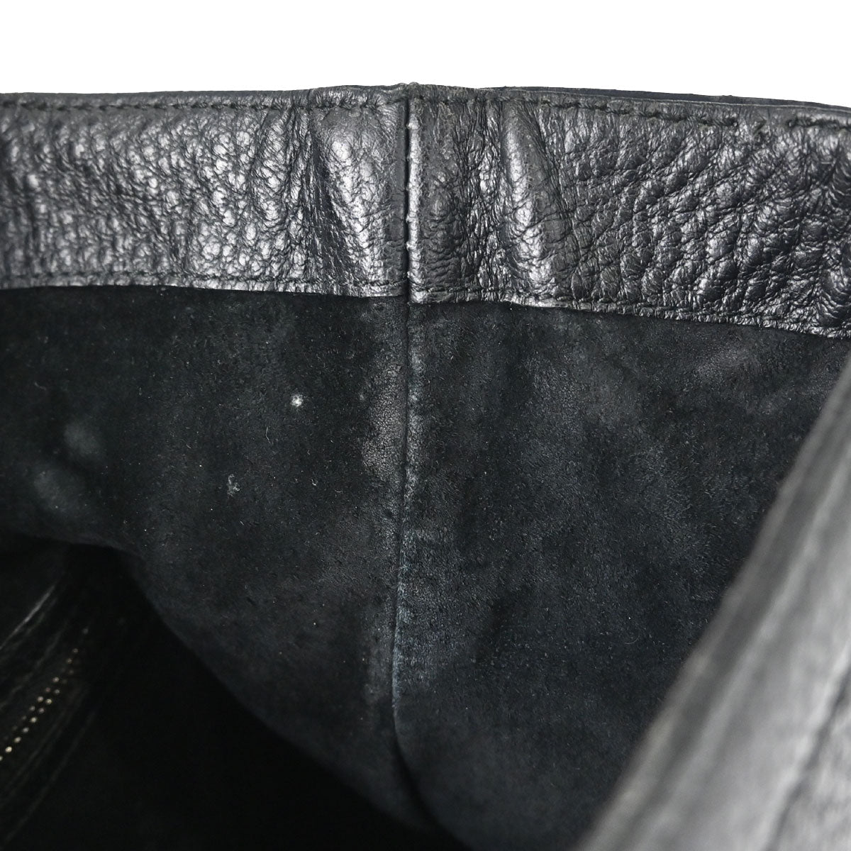 Gucci Black Leather Sherry Line Treasure Duffle Handbag