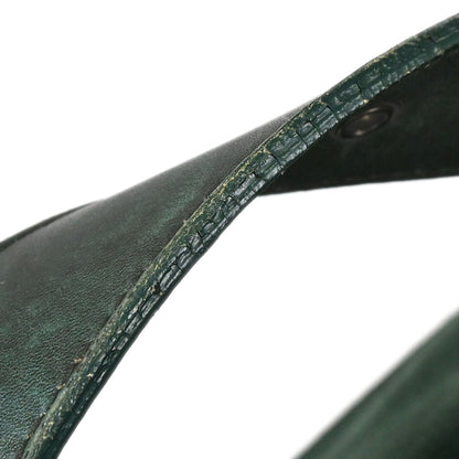Christian Dior Green Suede Gaucho Handbag