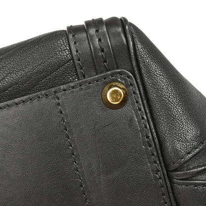Chloe Black Pony Hair Alice 2way Shoulder Handbag