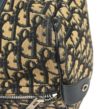 Christian Dior Beige Navy Trotter Handbag