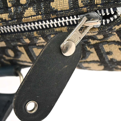 Christian Dior Beige Navy Trotter Handbag