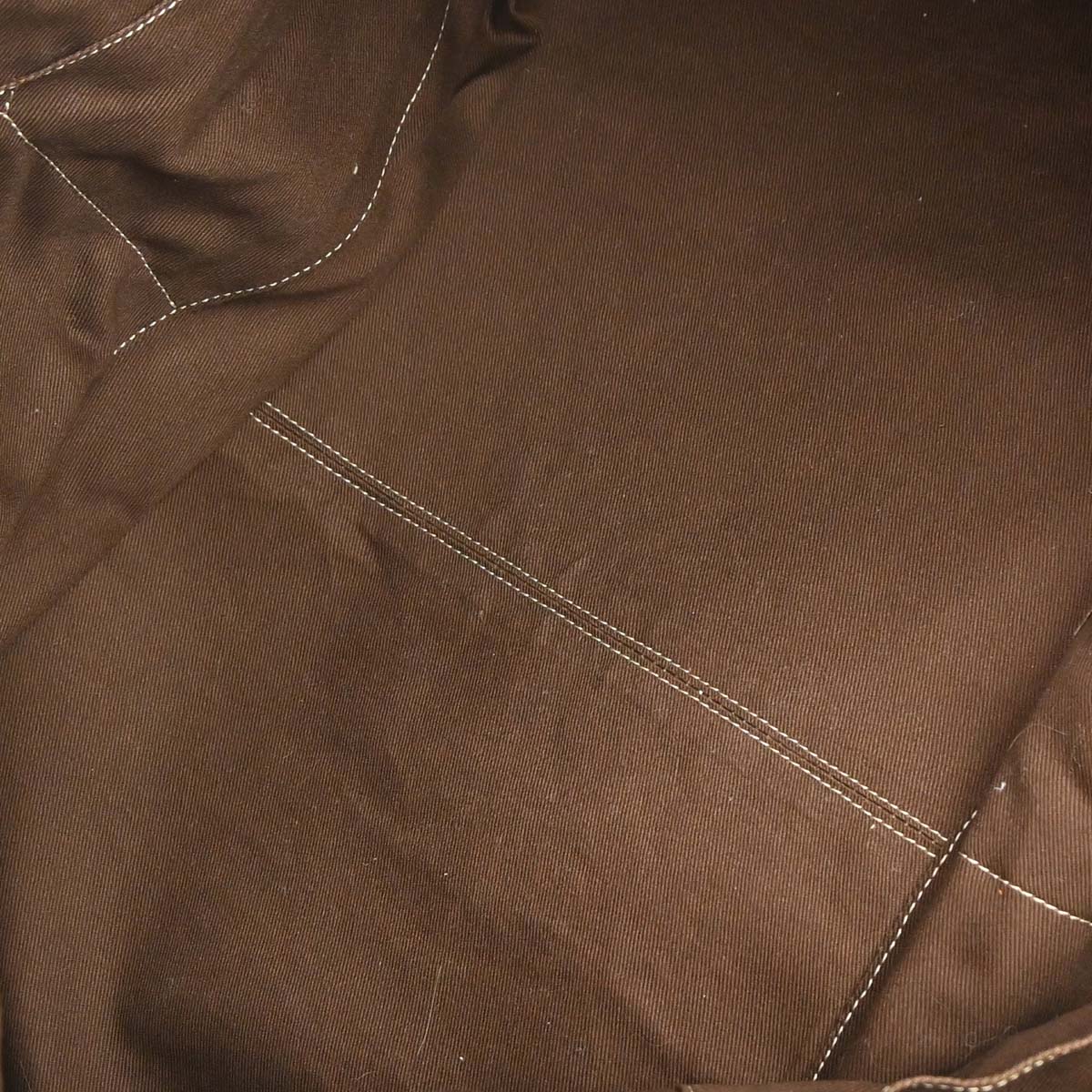 Loewe Brown Leather Anagram Duffle 2way Shoulder Handbag