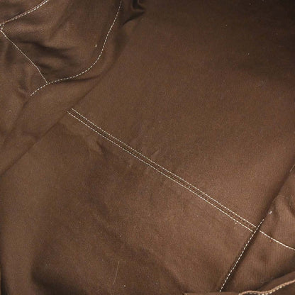Loewe Brown Leather Anagram Duffle 2way Shoulder Handbag