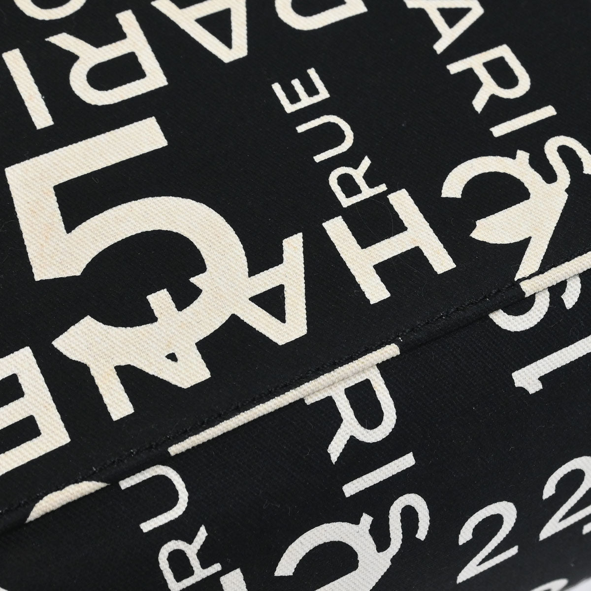 Chanel 2002-2003 Black Canvas By Sea Tote Bag