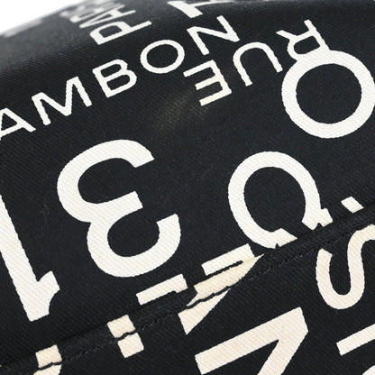 Chanel 2002-2003 Black Canvas By Sea Tote Bag