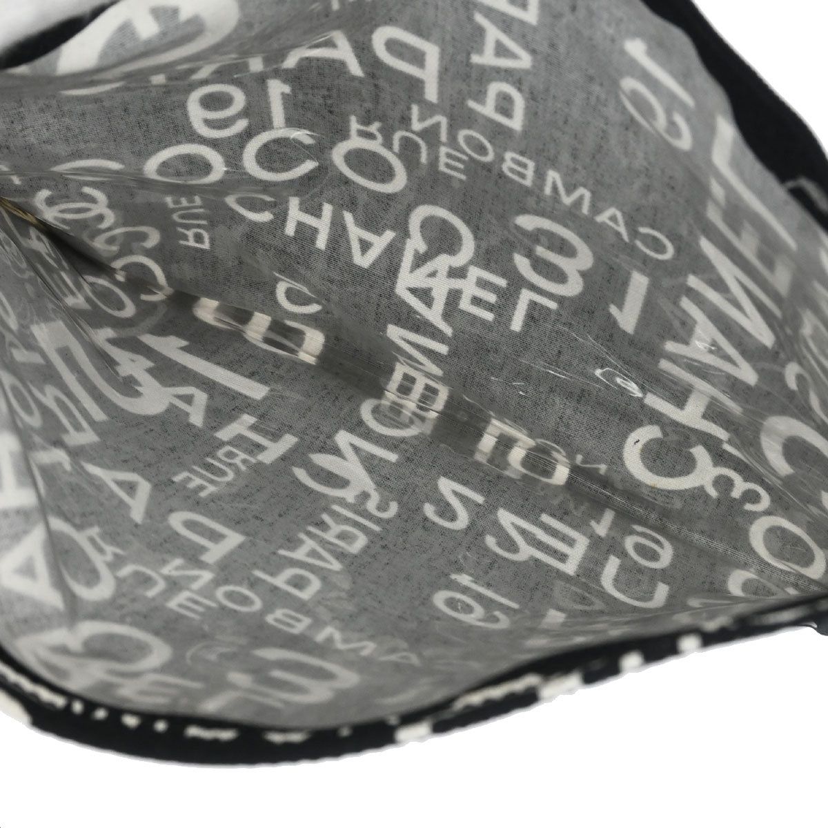 Chanel 2002-2003 Black Canvas By Sea Tote Bag