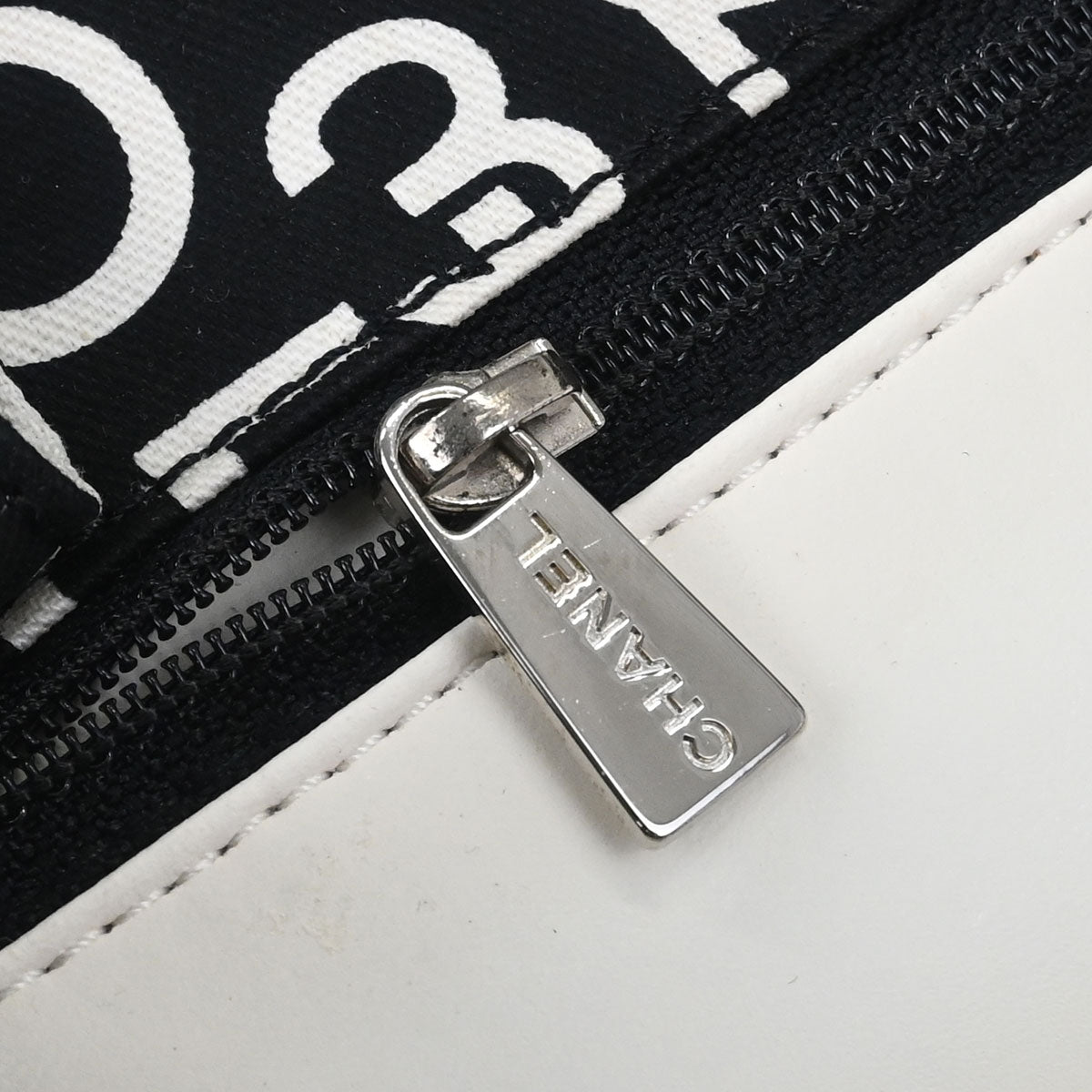 Chanel 2002-2003 Black Canvas By Sea Tote Bag
