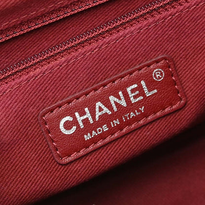 Chanel 2012 Gray Calfskin Pondicherry Flap 2way Shoulder Handbag