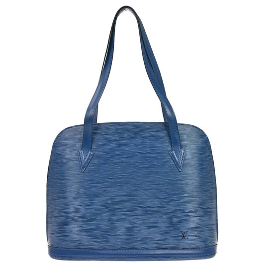 Louis Vuitton Blue Epi Lussac Shoulder Bag M52285