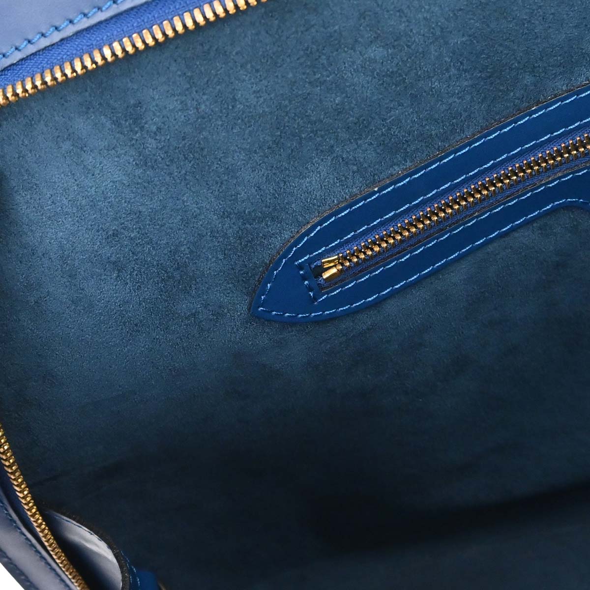 Louis Vuitton Blue Epi Lussac Shoulder Bag M52285