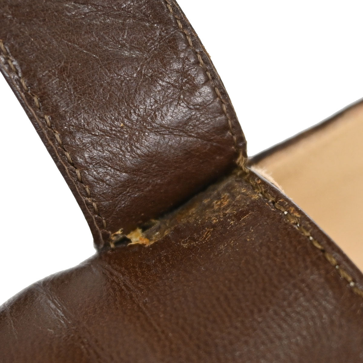 Chanel * CC Turnlock Brown Leather Loafers Shoes #37
