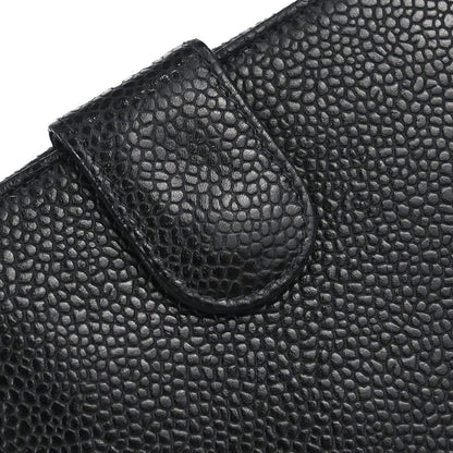Chanel 2003-2004 Black Caviar Skin Bifold Wallet