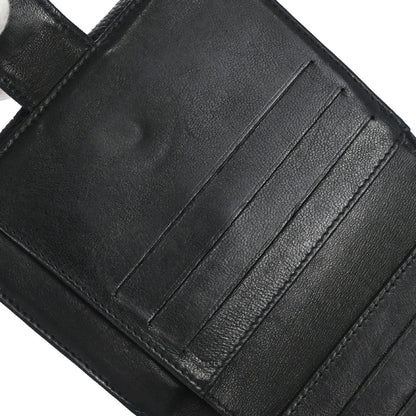 Chanel 2003-2004 Black Caviar Skin Bifold Wallet