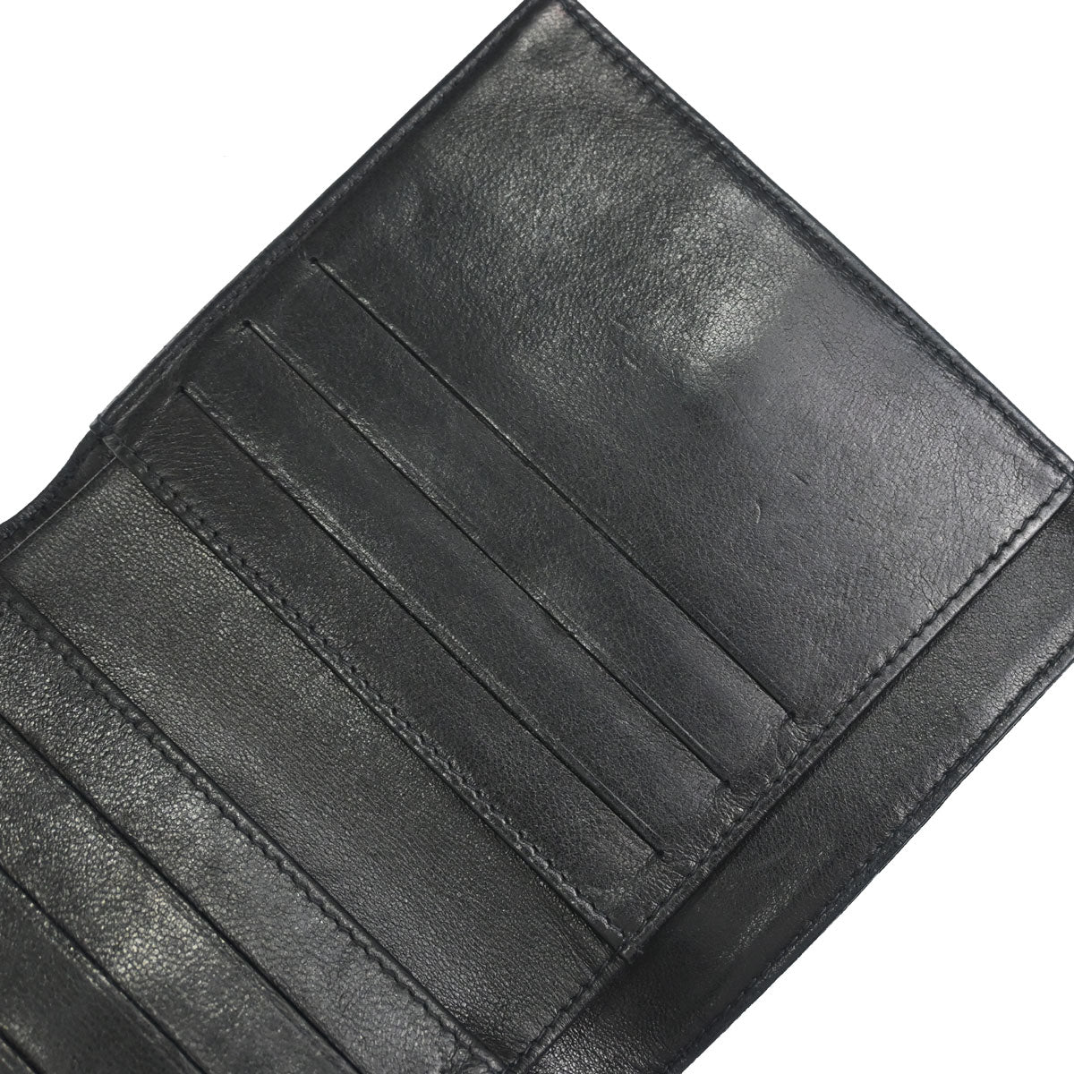 Chanel 2003-2004 Black Caviar Skin Bifold Wallet