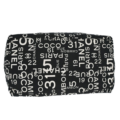 Chanel 2002-2003 Black Canvas By Sea Tote Bag