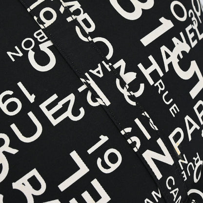 Chanel 2002-2003 Black Canvas By Sea Tote Bag