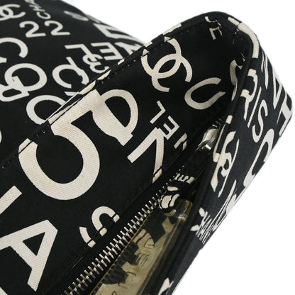 Chanel 2002-2003 Black Canvas By Sea Tote Bag