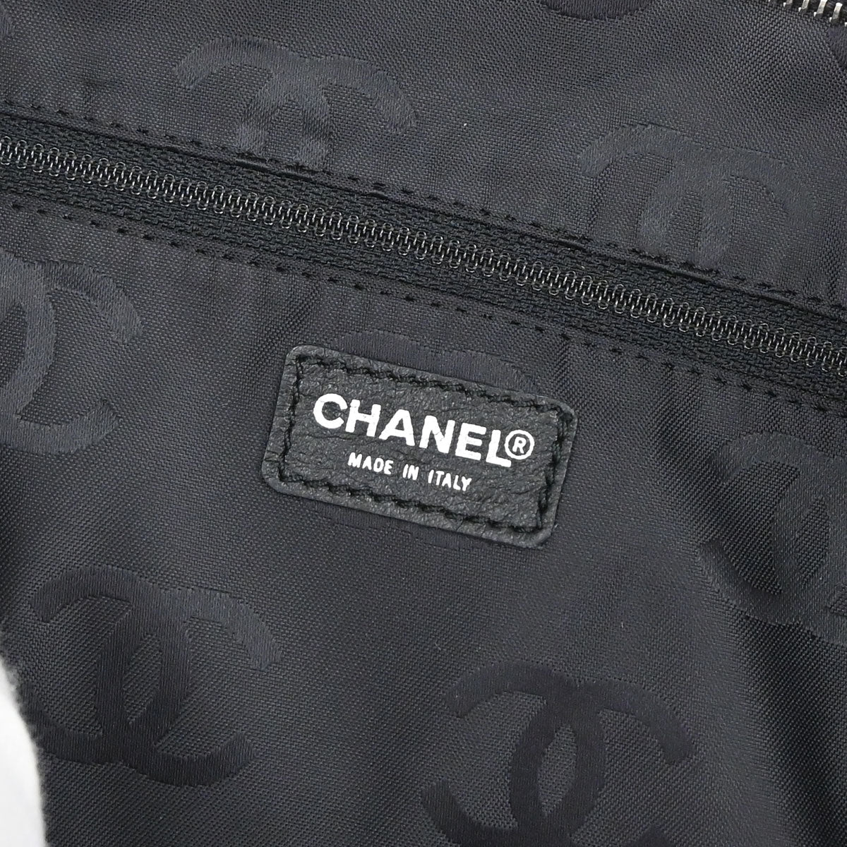 Chanel 2002-2003 Black Canvas By Sea Tote Bag